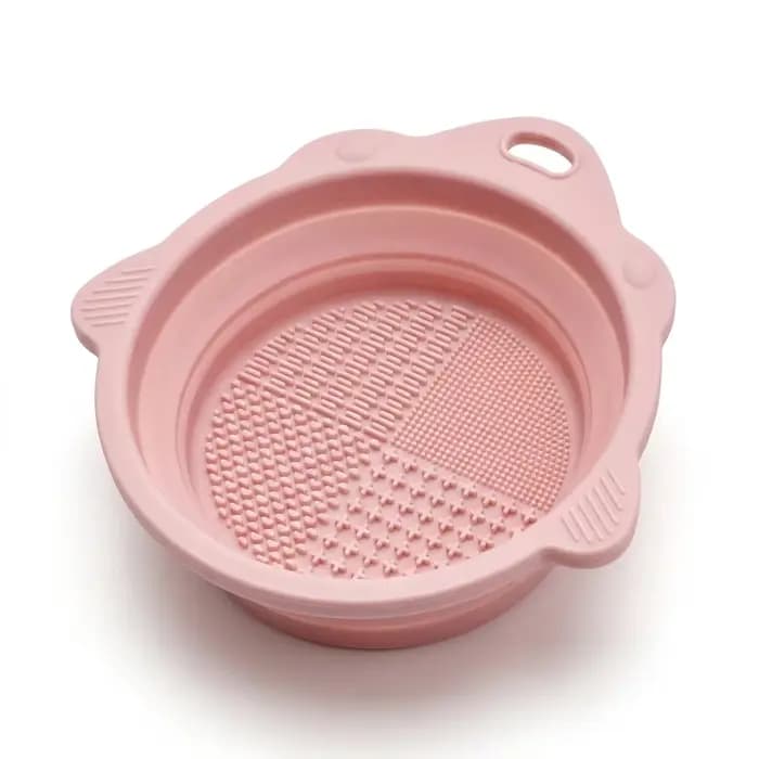 Kit de nettoyage de pinceaux de maquillage : bol