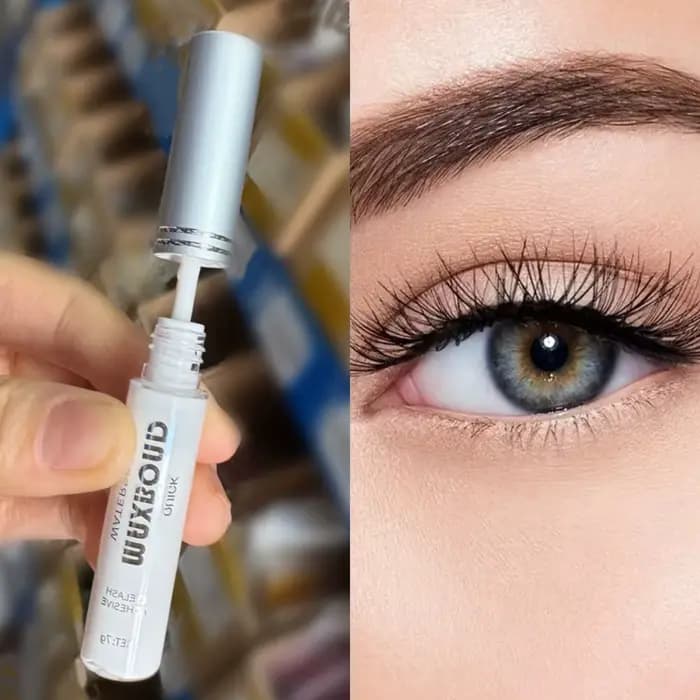 Colle à cils longue durée Super forte, 7G, imperméable, aspect naturel, Non irritante, applicateur à