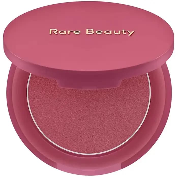 Rare Beauty Blush Mashed Potatoes Texture It Doesn't Look Dull When Applied with Makeup Dip The Brush Saturation Slightly High