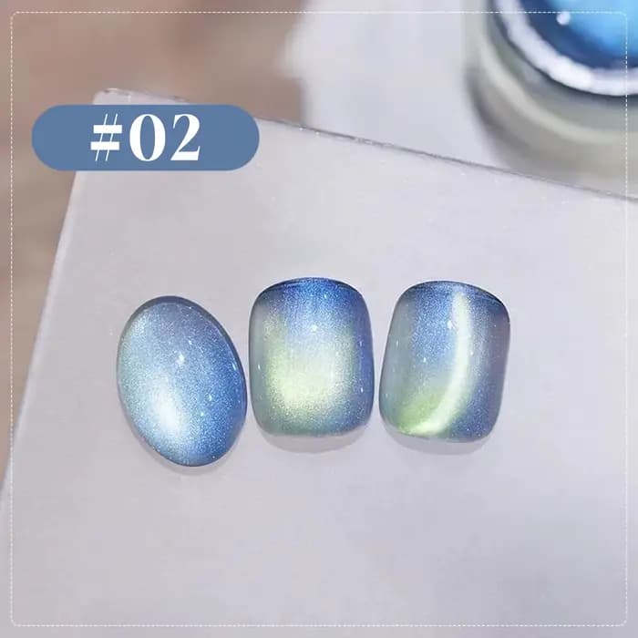 TC 10ML Aurora nuit cristal oeil de chat Gel Internet rouge presse sur les ongles glace Transparent