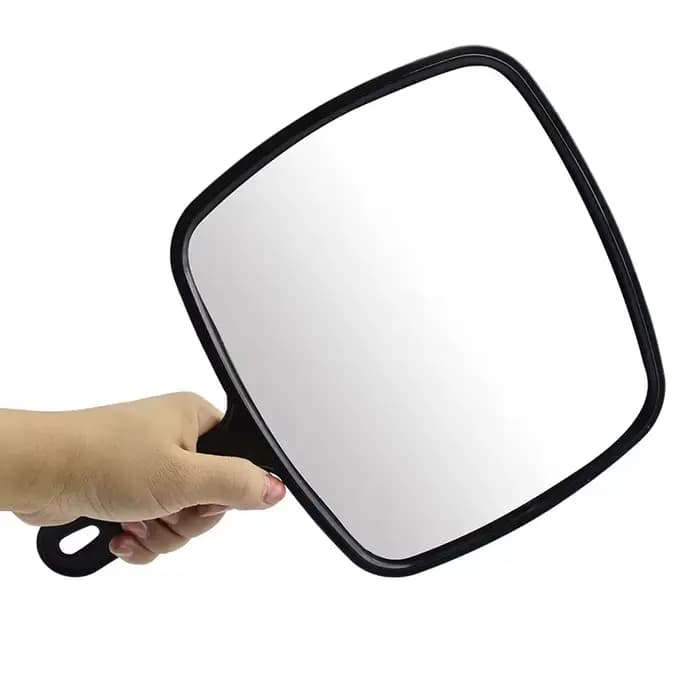 Grand miroir de maquillage de bureau