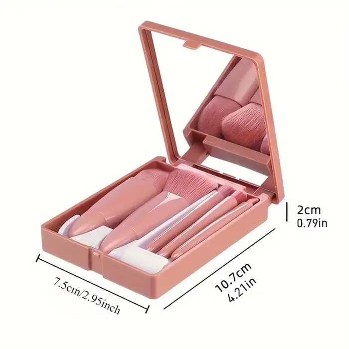 Ensemble de pinceaux de maquillage de voyage