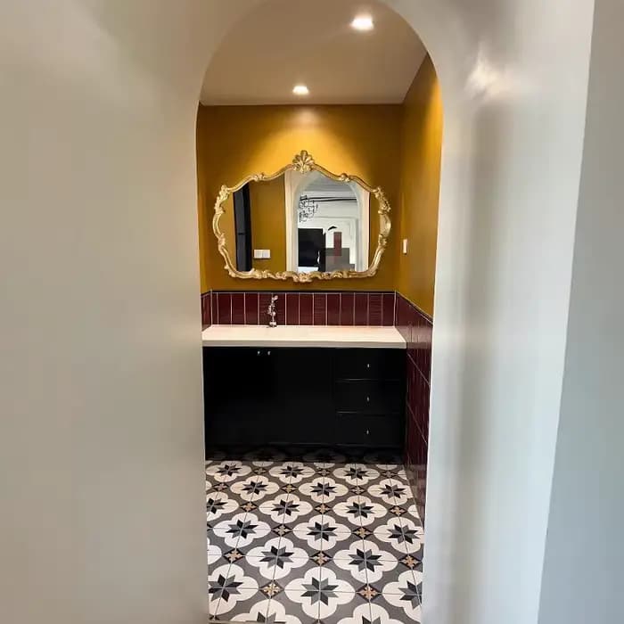 Miroir lumineux esthétique mignon luxe Art nordique mur moderne