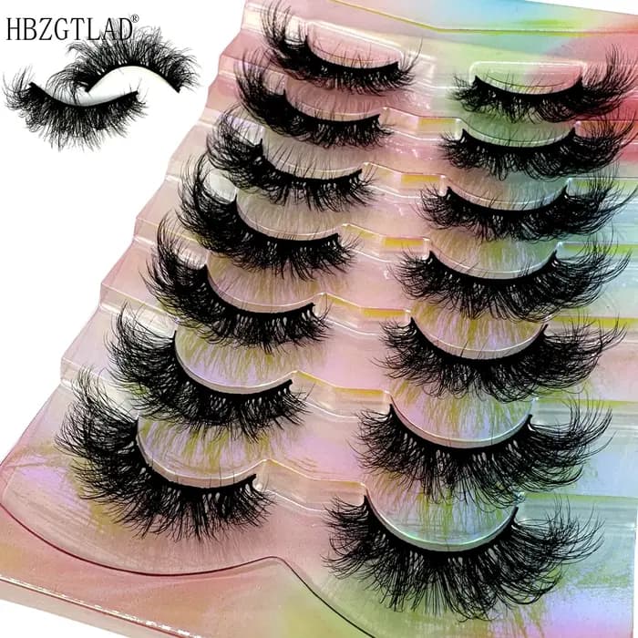 Nouveaux cils de vison 3D faits à la main