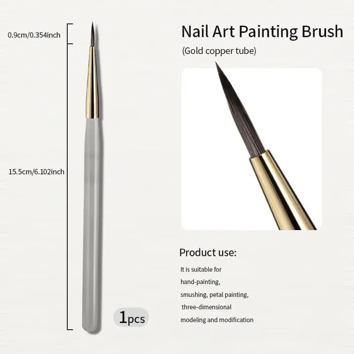 RSNAIL 1/2/5 pièces pinceau pour Nail Art élasticité brosse de balayage bricolage dégradé