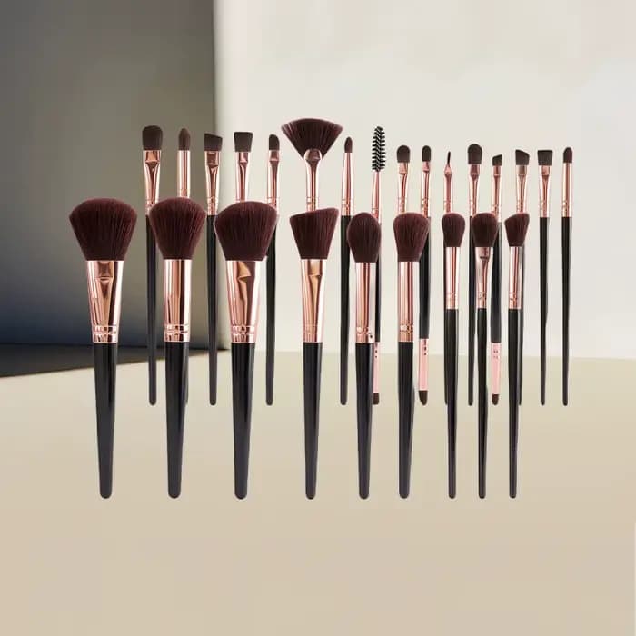 Ensemble de pinceaux de maquillage, 47 pièces, Kit d'outils de beauté de Style parfum Chic, sac à co