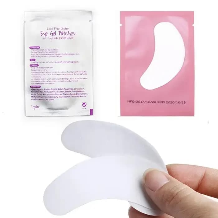 Patchs pour extensions de cils, autocollants pour les yeux, pour la construction de faux cils, 100 p