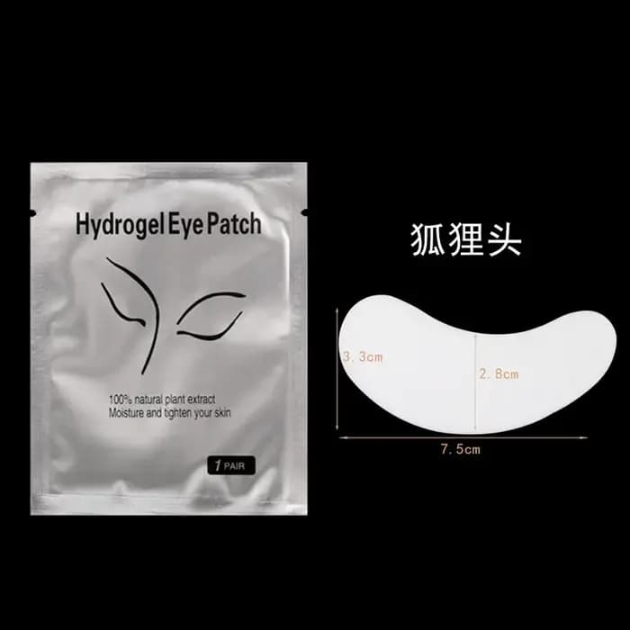 50 paires de patchs pour cils sous les yeux