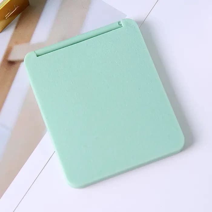 Mini miroir de maquillage carré pliable portable