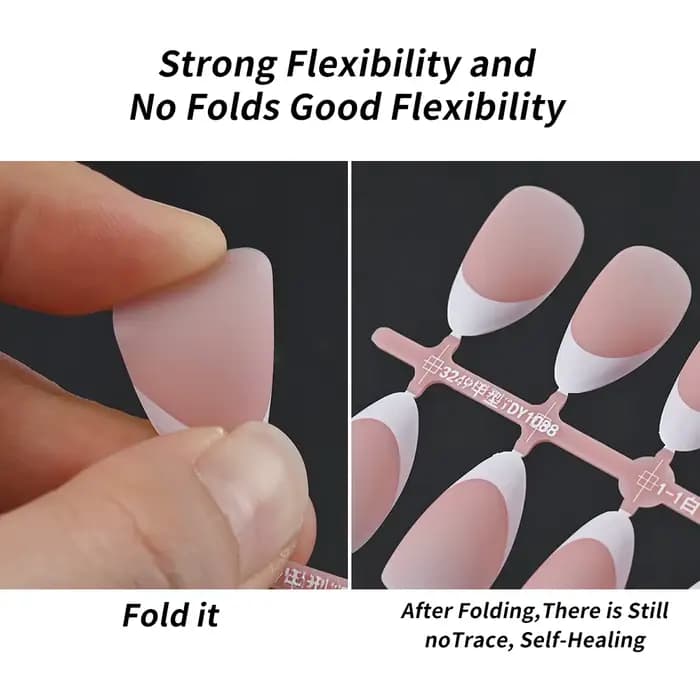 150 pièces faux ongles français pré-fabriqués cercueil sans cicatrice amande faux ongles ongles arti
