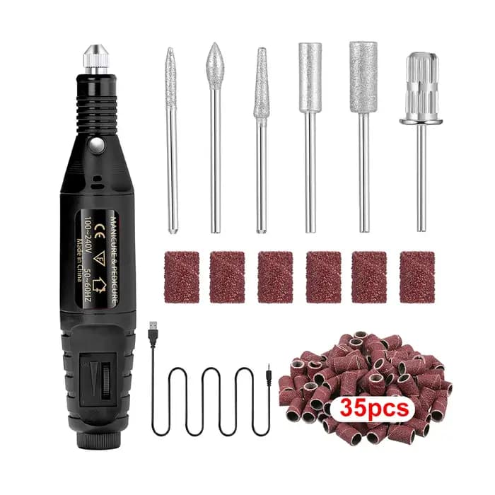 Ensemble de ponceuse à ongles électrique