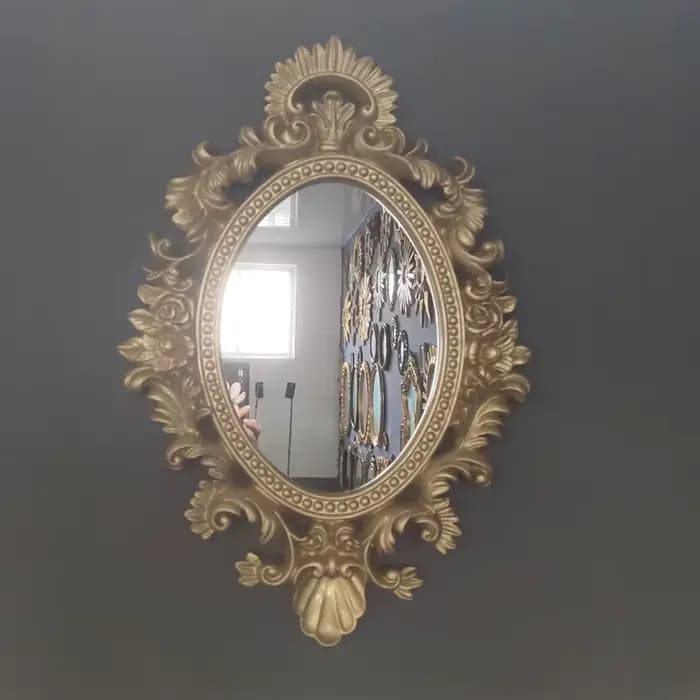 Miroir de maquillage mural moderne salle de bains nordique Vintage
