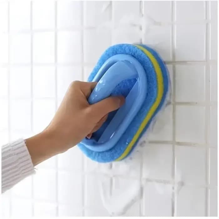 Brosse de nettoyage en éponge avec manche