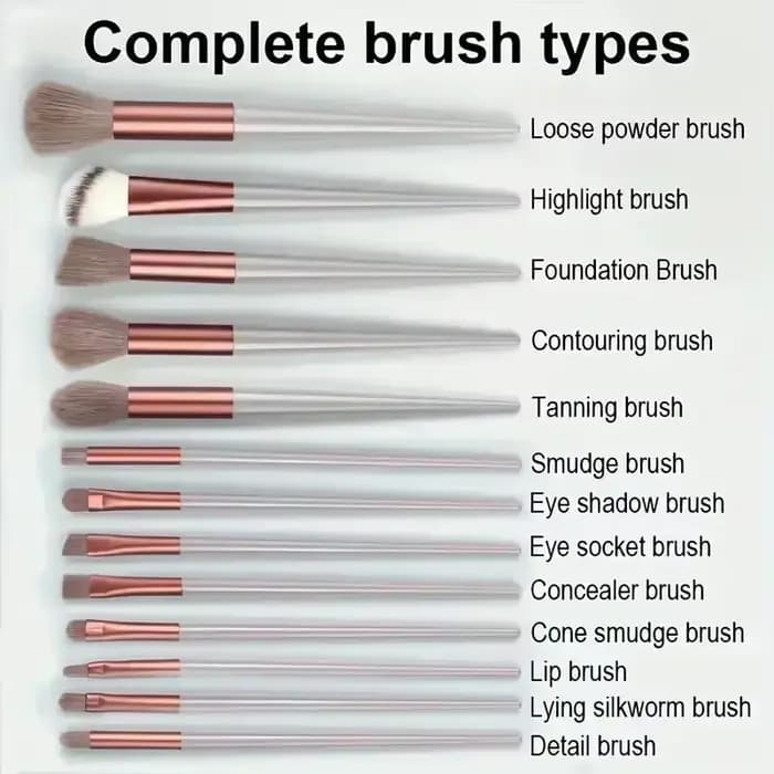 Ensemble de pinceaux de maquillage professionnels