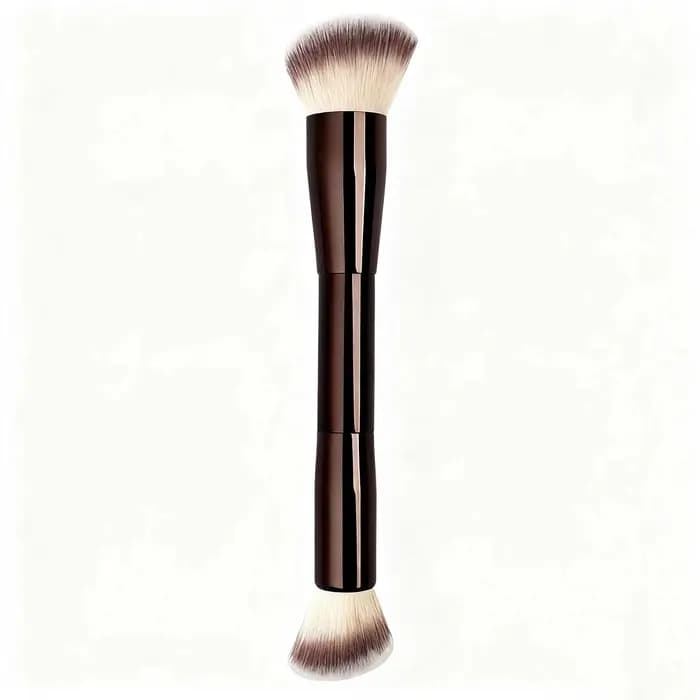 Pinceaux de maquillage double tête pour fond de teint