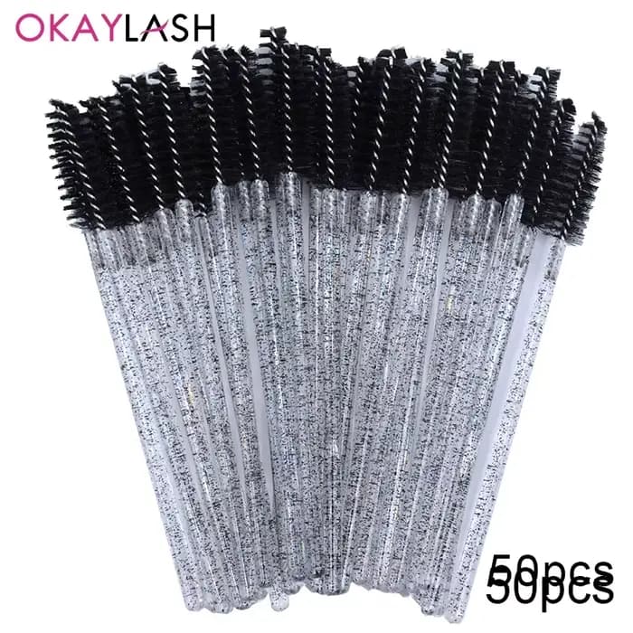 100 pièces pour Extension de cils maquillage brosses à cils jetables Spoolies Micro cils Mascara bag
