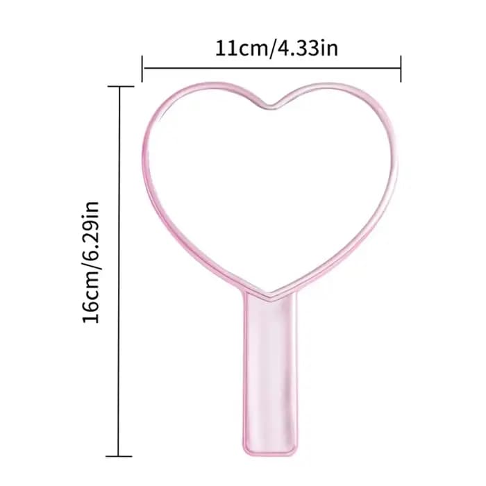 Miroir de maquillage à main