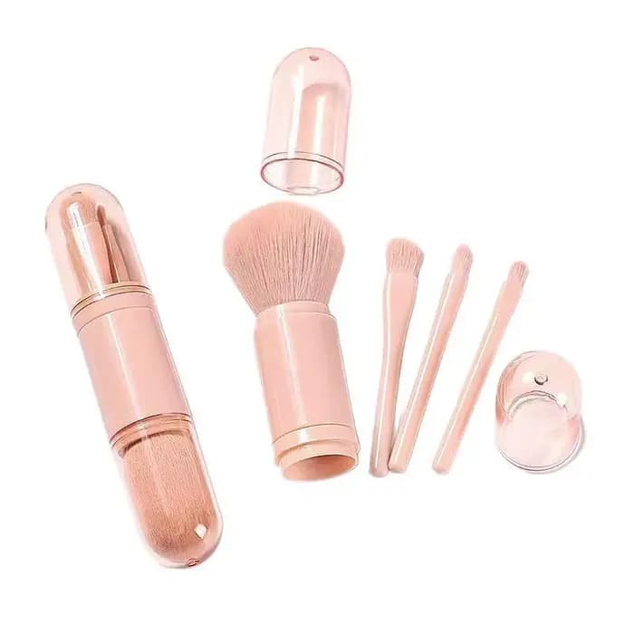 Ensemble de pinceaux de maquillage rétractables 4 en 1