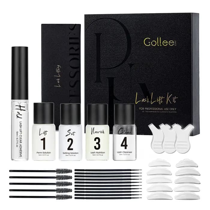 Gollee Kit de permanente de levage de cils rehausseur