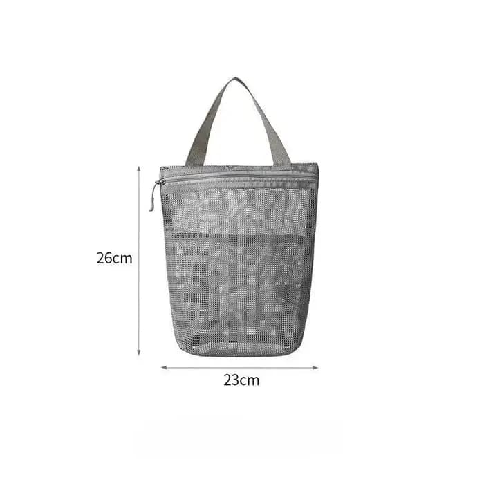 Trousse de toilette de voyage en maille à séchage rapide – Grande capacité