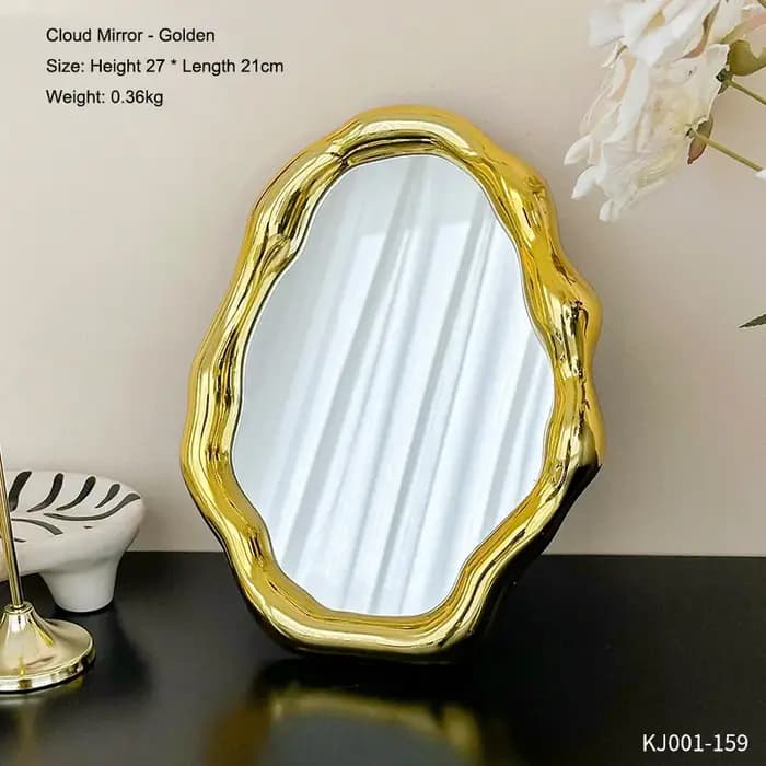 Miroir de maquillage portable créatif et tendance