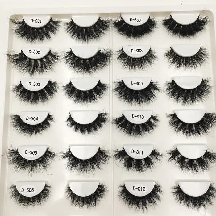 RED SIREN – Faux-cils 3D en vison réutilisables, 100% sans cruauté envers les animaux, doux et natur