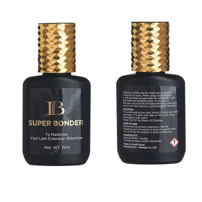 I Beauty Primer Collect Super Bonder Agent fixateur Extension de cils apprêt clair nettoyant ib parfum banane Rose