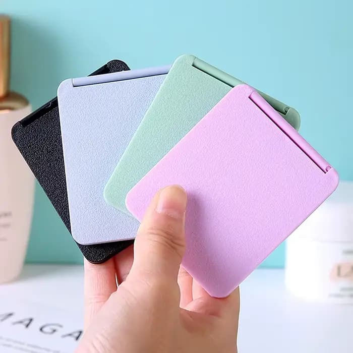 Mini miroir de maquillage carré pliable portable