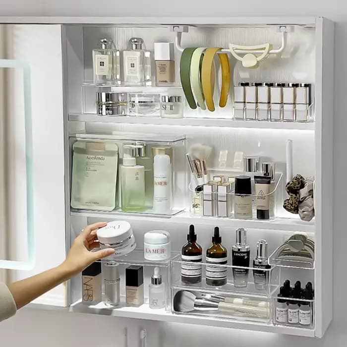 Boîte de rangement de maquillage