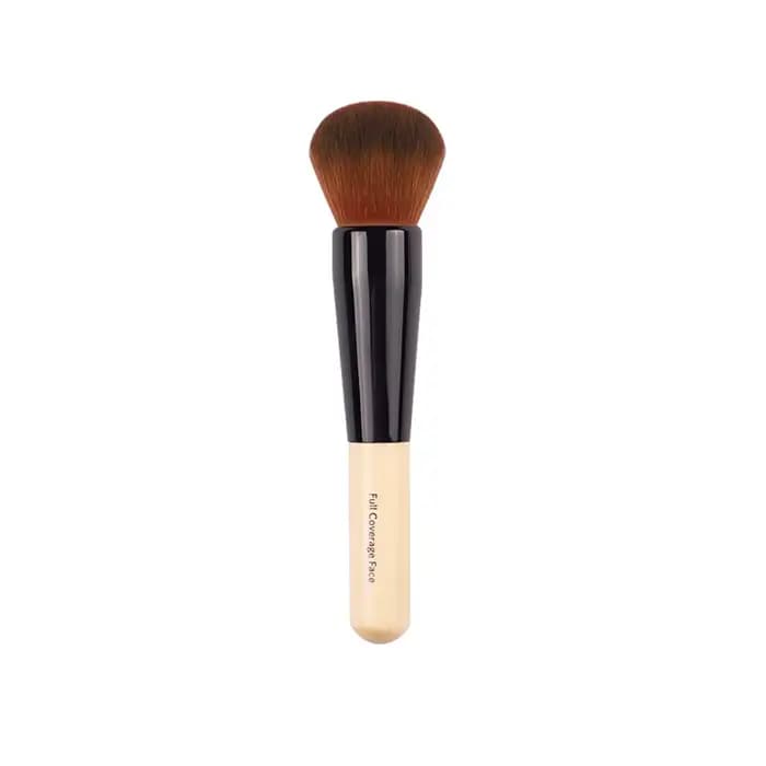 Pinceaux de maquillage luxueux, couleur champagne, brosse pour fond de teint plat, grande brosse pou