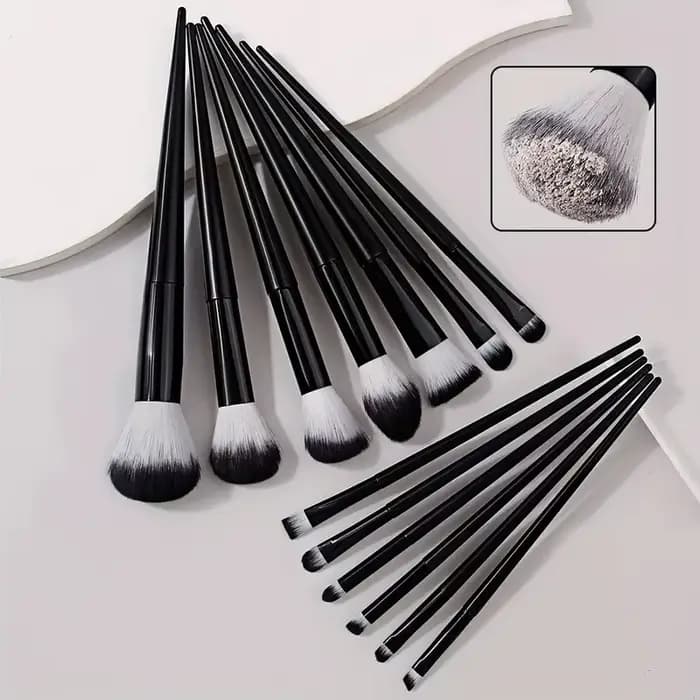 Ensemble de pinceaux de maquillage, 13 pièces, doux et moelleux, ombre à paupières, fond de teint, B