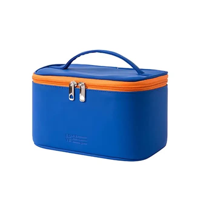 Trousse de maquillage à fermeture éclair pour femme, trousse de toilette en poudre, trousse de maqui