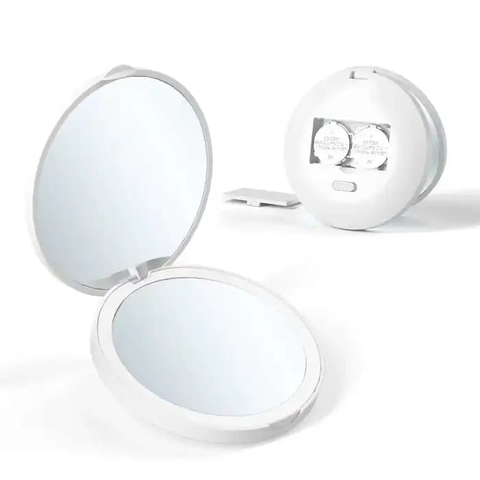 Miroir de maquillage LED portable