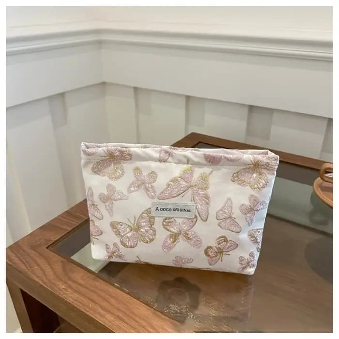 Trousse de maquillage en toile à la mode