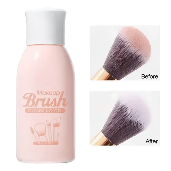 Solution de nettoyage de pinceaux de maquillage