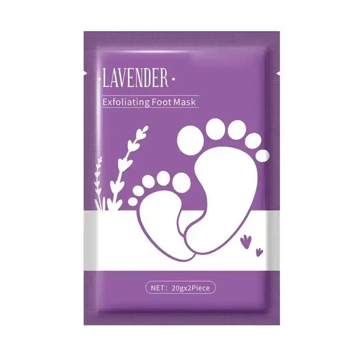Masque exfoliant pour les pieds à la lavande