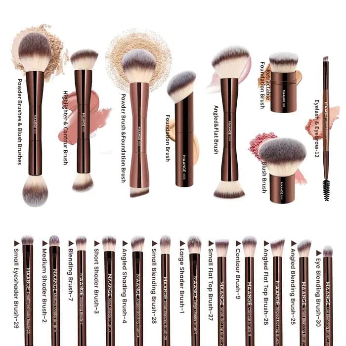 MAANGE Pro Kit de pinceaux de maquillage 20 pièces