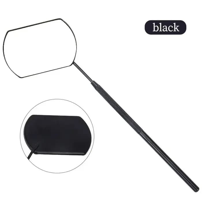Miroir à cils avec loupe et long manche pour extension de cils, outil de beauté pour vérifier les fa
