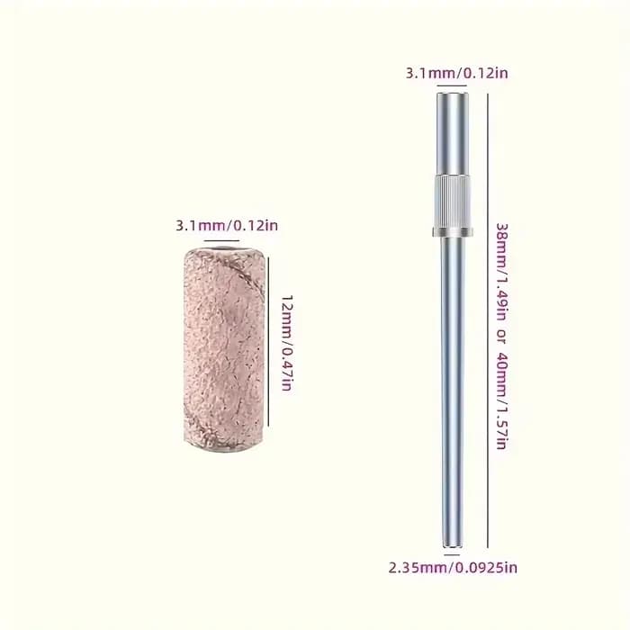 Bandes de ponçage professionnelles pour perceuse à ongles, 100 pièces, forets à ongles non parfumés