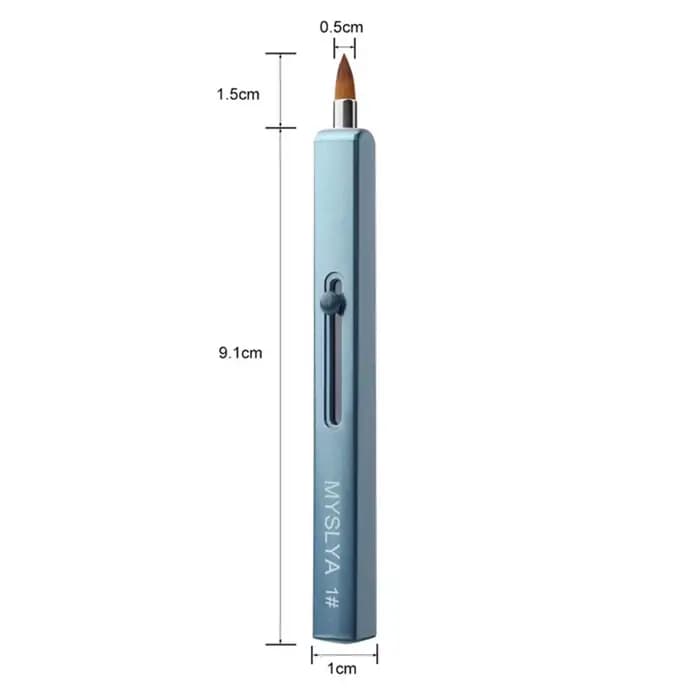 Pinceau de maquillage avec capuchon pour femmes