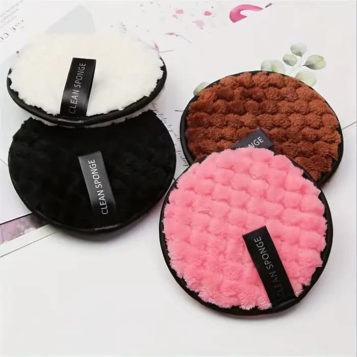 Éponge ronde Ultra absorbante pour le lavage du visage