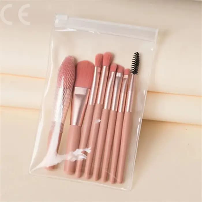 Ensemble de 8 pinceaux de maquillage doux et moelleux pour cosmétiques