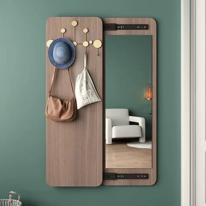 Miroir d'ornement blanc Design moderne