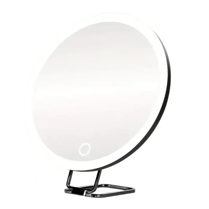 360 ° Miroir grossissant à support réglable avec lumière
