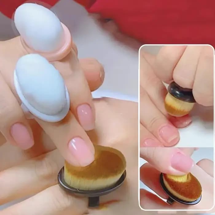 Brosse professionnelle anti-poussière pour ongles, brosse pour enlever le vernis Gel et la poudre, o