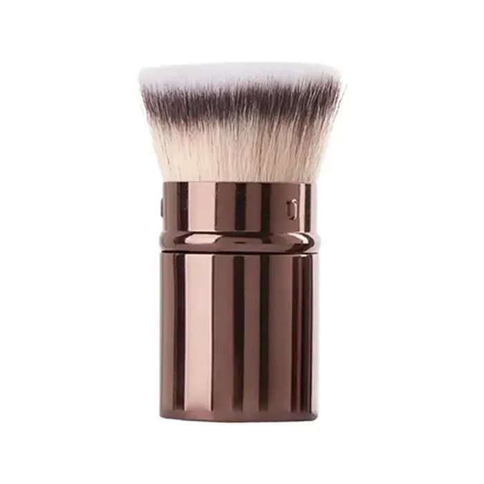 Pinceau de maquillage professionnel rétractable 3-en-1 multifonction pour fond de teint