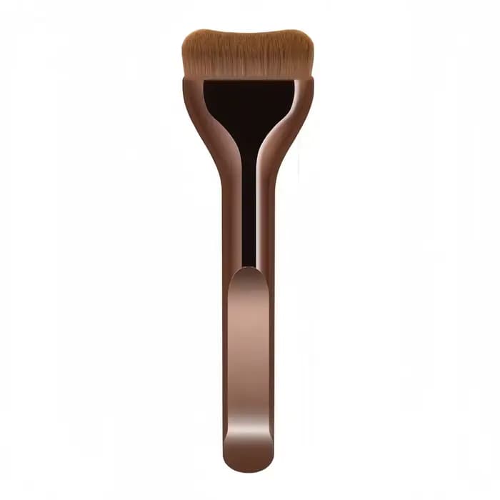 Pinceau de fond de teint ultra fin, poils synthétiques, application de précision pour crème liquide