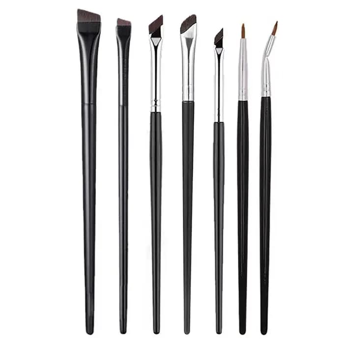 1/5/7 pièces professionnel Super mince angle Liner brosse pour les yeux sourcils Contour pinceaux de maquillage sourcil