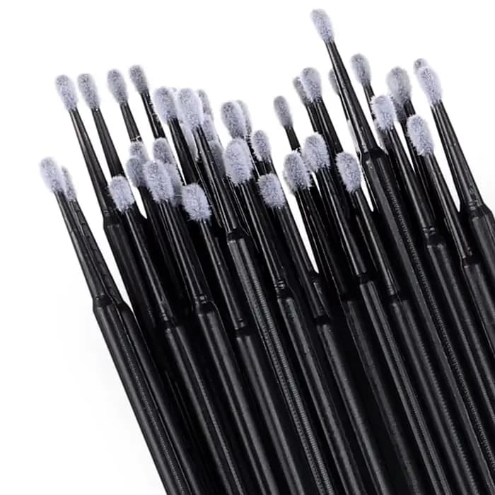 Brosse de nettoyage de cils, 500/1000 pièces, brosse en cristal très colorée, Micro brosse, maquilla