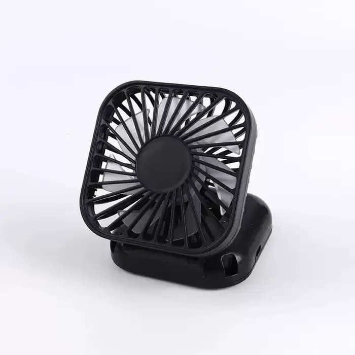NOUVEAU Mini ventilateur portable élégant avec miroir de maquillage intégré, rechargeable par USB, i